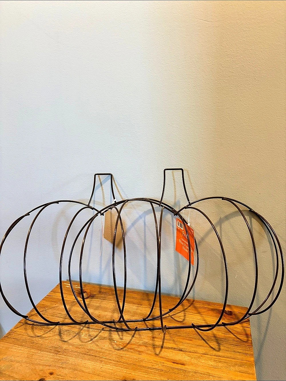 Hobby Lobby Wire Pumpkin Frame Black Pumpkin Wire Frame NWT Bundle of 2